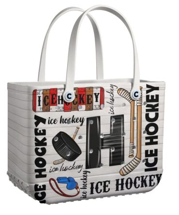 Ice Hockey Tote Bag - Stylish Sports Fan Shoulder Bag For Everyday Use