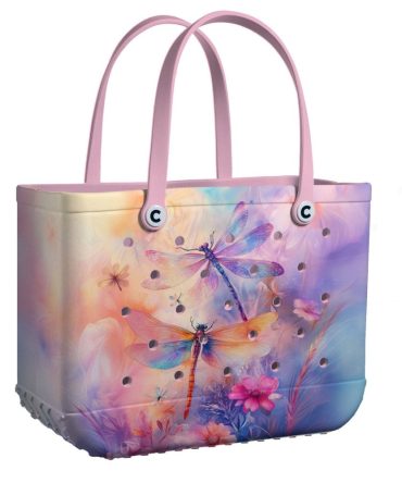 Vibrant Dragonfly Tote Bag – Durable, Waterproof & Stylish For Everyday Use