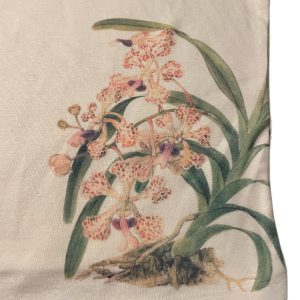 Printed orchid baby tee!