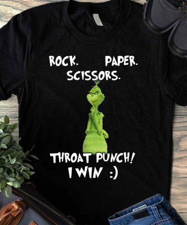 Grinch Rock Paper Scissors - T-Shirt And Hoodie 1218