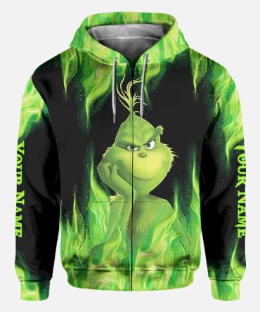 If You Kick Me - Personalized Stole Christmas All Over T-Shirt And Hoodie Grinch All Over Print T Shirt