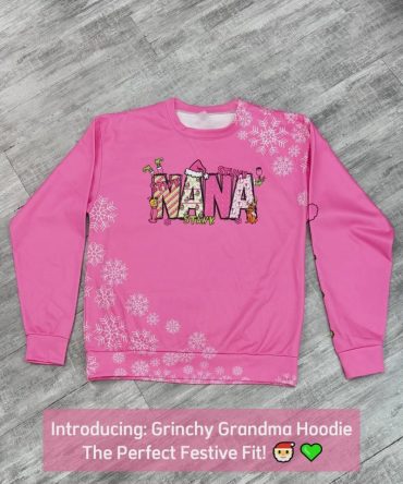 Grinchy Grandma - Personalized Stole Christmas All Over Shirt