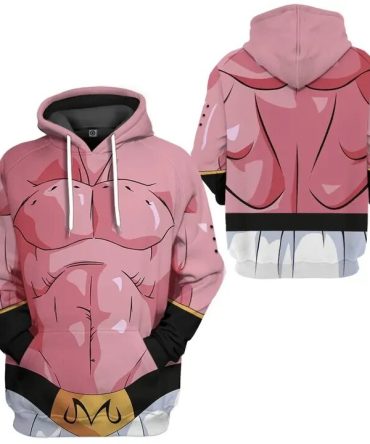 Dragon Ball T-Shirt Super Buu Majin Boo Costume Pink 3D T-Shirt Dragon Ball Hoodie