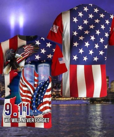 Patriot Day Shirt 11Th September We Will Never Forget American Flag Eagle Shirt September 11Th Shirt