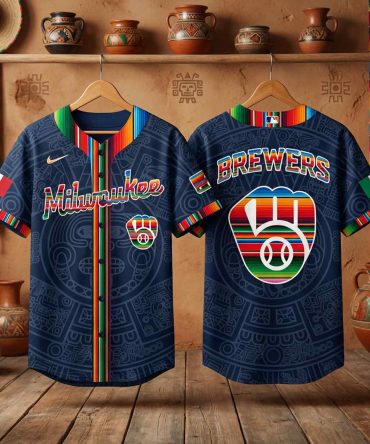 Limited Edition Mexican Heritage Night Milwaukee Brewers Jersey - Celebrate In Style!