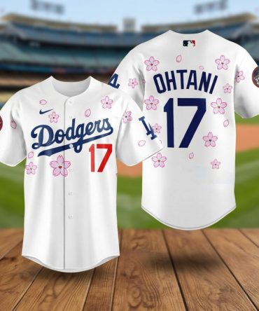 Limited Edition Dodgers Tokyo Series 2025 Jersey - Ohtani #17 Sakura Design