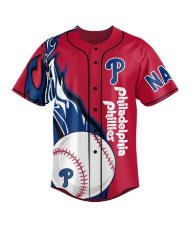 Philadelphia Phillies Fan Baseball Jersey – Bold Design, Perfect For Game Day Enthusiasts