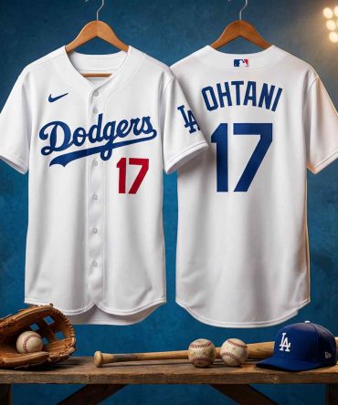 Official Dodgers #17 Ohtani Jersey - Authentic Mlb Fan Gear