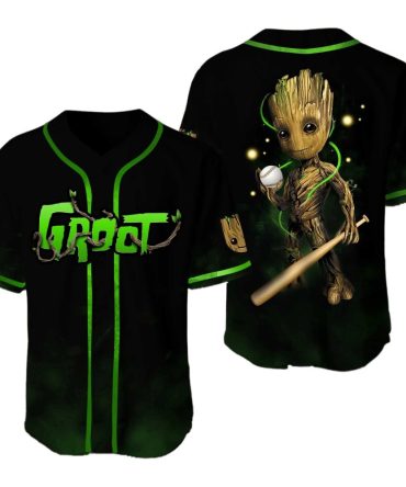 Guardians-Themed Groot Baseball Jersey - Unique Fan Apparel For Kids & Adults