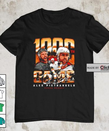 1000Th Game Alex Pietrangelo Vegas Hockey Shirt