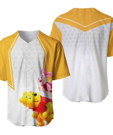 Fun Cartoon Character Baseball Jersey – Vibrant Honeycomb Design For Kids & Adults