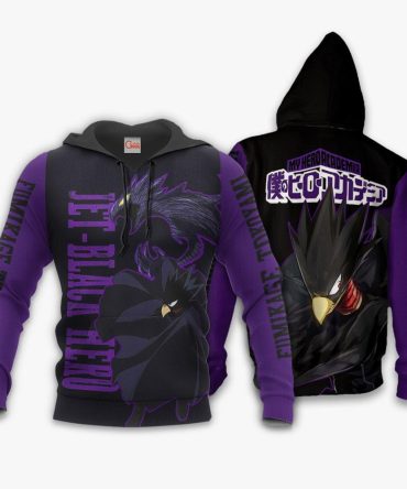 My Hero Academia Hoodie Boku No Hero Academia Fumikage Tokoyami Purple Hoodie
