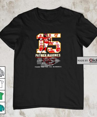 15 Patrick Mahomes Kansas City Chiefs Present Thank You For The Memories Shirt