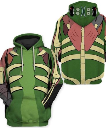 Rick And Morty T-Shirt Pickle Rick Costume Green T-Shirt Hoodie For Fan