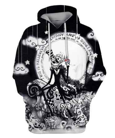 Tnbc Shirt Everybody Make A Scene Jack Painting Black White Hoodie