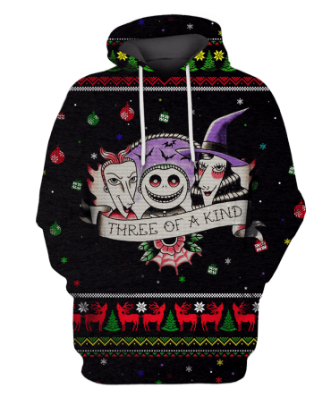 Tnbc T-Shirt Three Of A Kind Lock Shock And Barrel Black Hoodie