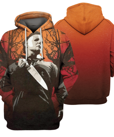 Shirt Michael Myers Shirt Michael Myers In The Wood Red Hoodie Michael Myers Hoodie