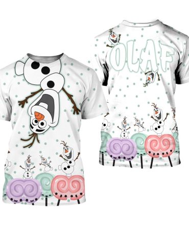 Dn Frozen Shirt Frozen Olaf White Snow T-Shirt