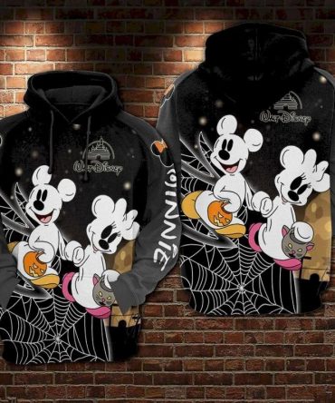 Halloween Hoodie Dn Halloween Hoodie Minnie And Mn Ghost Halloween Black Hoodie Mn Hoodie