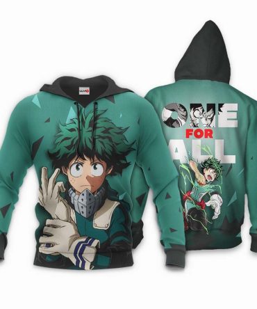 My Hero Academia Hoodie Izuku Midoriya One For All Hoodie