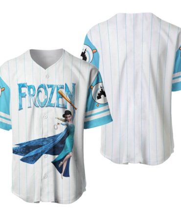 Frozen Baseball Jersey - Cool Elsa Design For Kids & Fans - Perfect Gift!