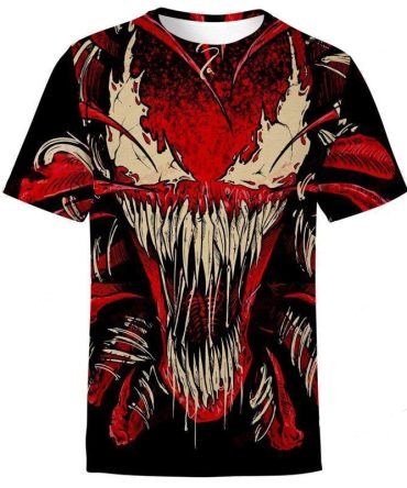 Marvel T-Shirt Venom T-Shirt Carnage Red Symbiote Shirt
