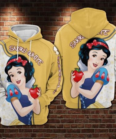 Dn Snow White Hoodie Snow White Princess Yellow White Hoodie