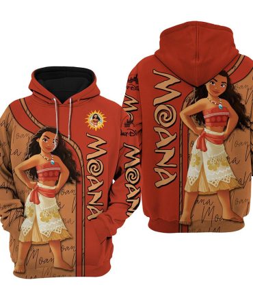 Disney Hoodie Moana Princess Hoodie