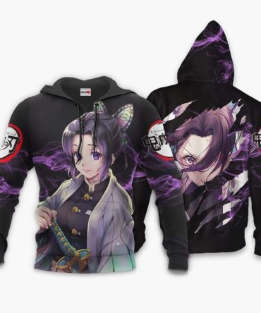Demon Slayer Hoodie Shinobu Kocho Black Hoodie