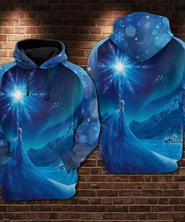 Disney Frozen Hoodie Frozen Power Of Elsa Blue Hoodie