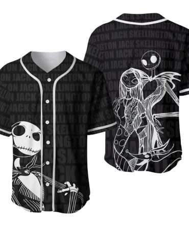 Nightmare Before Christmas Jack Skellington Baseball Jersey - Unisex Halloween Shirt