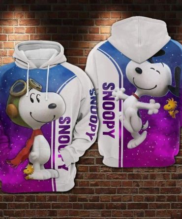 Snoopy Hoodie 002 , Snoopy Hoodie - Trendy All Over Print
