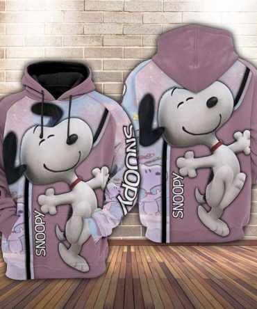 Disney Snoopy Cute Lover 3D Hoodie Zip Hoodie 1028 , Snoopy Hoodie - Trendy All Over Print