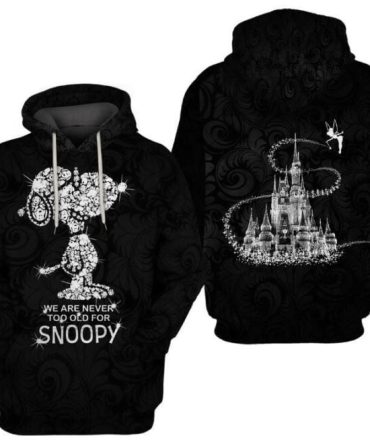 Peanuts Snoopy 3D Hoodie Zip Hoodie , Snoopy Hoodie - Trendy All Over Print