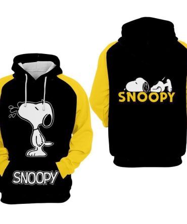 Snoopy The Peanuts, Vintage Snoopy Ver9 Aop Hoodie , Snoopy Hoodie - Trendy All Over Print