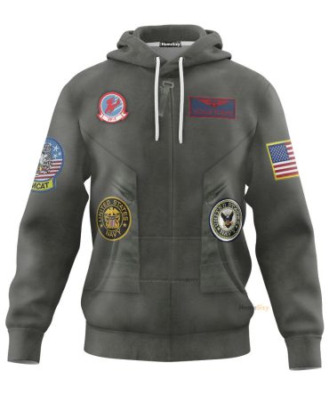 Top Gun Pete Maverick Mitchell Cosplay Costume Hoodie