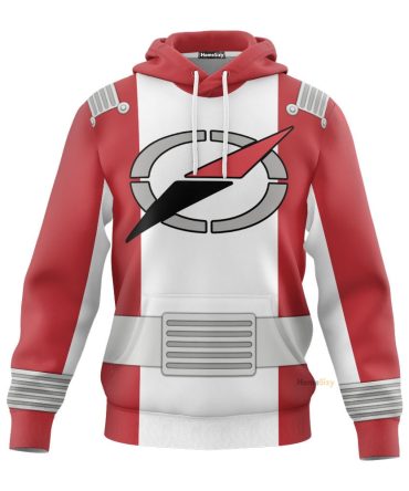 Power Rangers Operation Overdrive Red Ranger Cosplay Costume Hoodie