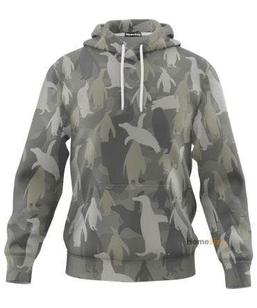 Penguins Camo Custom Hoodie