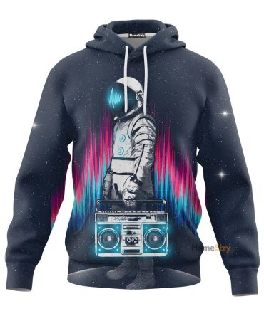 Astronaut With Boombox In The Space Hoodie Sweatshirt