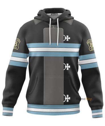 Fire Force Company 8 Gift For Anime Fans Cosplay Costume Hoodie