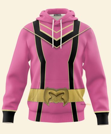 Pink Power Rangers Mystic Force Cosplay Costume Hoodie
