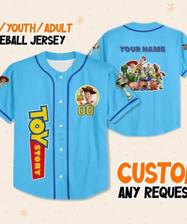 Custom Toy Story Baseball Jersey - Personalize For Kids, Youth & Adults!