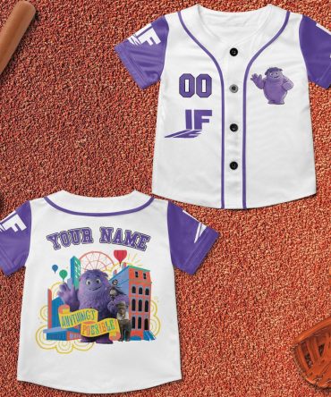 Custom Kids Baseball Jersey - Personalized Name & Fun Design - Youth Sports Shirt