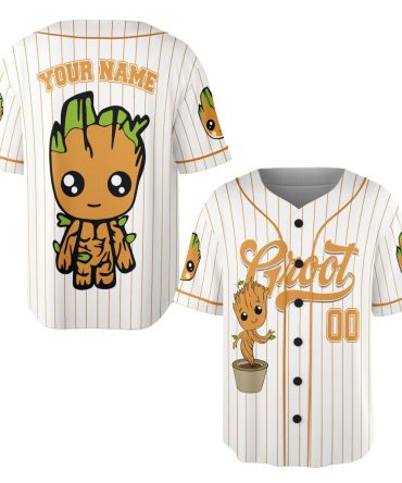 Customizable Cute Tree Baseball Jersey - Fun Sports Shirt For Fans