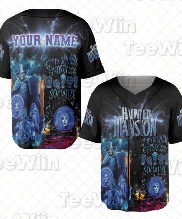Haunted Mansion Custom Jersey – Personalize & Embrace The Spooky Vibes!