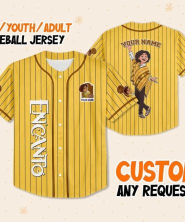 Custom Encanto Baseball Jersey – Personalized Name For Kids, Youth & Adults