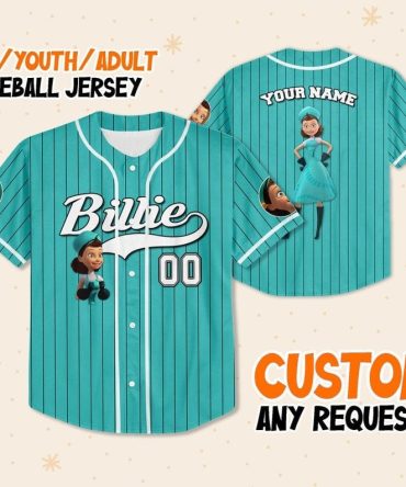 Custom Kids/Adult Baseball Jersey - Personalized Name & Design - Perfect Gift!