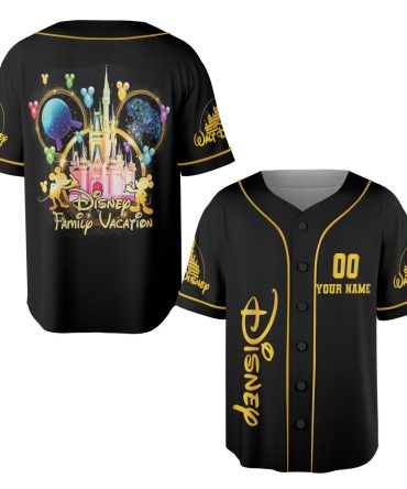 Custom Disney Family Vacation Jersey – Personalized Magic Castle Design
