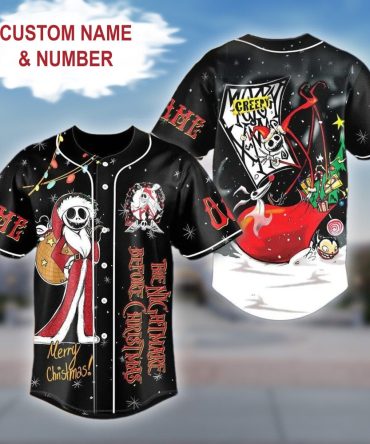 Custom Nightmare Before Christmas Jersey – Personalize With Name & Number!