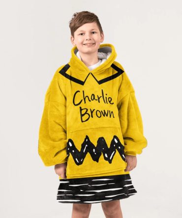 Snoopy Kid C.B. Unisex Blanket Hoodie